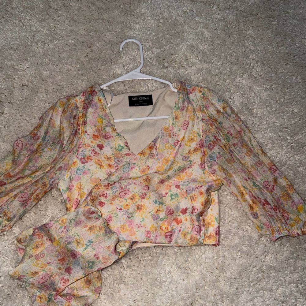 MINKPINK Multicolor Floral Blouse